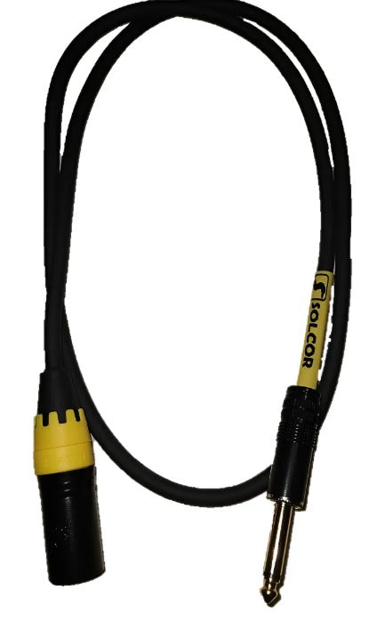 Cable Solcor Instrumento Medusa 5226l1m Xlr-1/4 1 Metro
