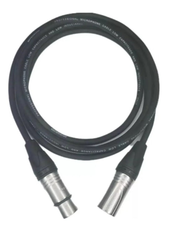 Cable Microfono Prosound Italia Xlr Neutrik Nc3 Nickel 2mts