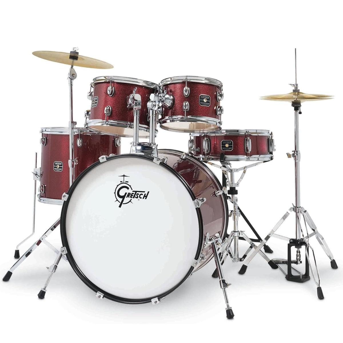 Bateria Gretsch Acústica Renegade (Rojo)