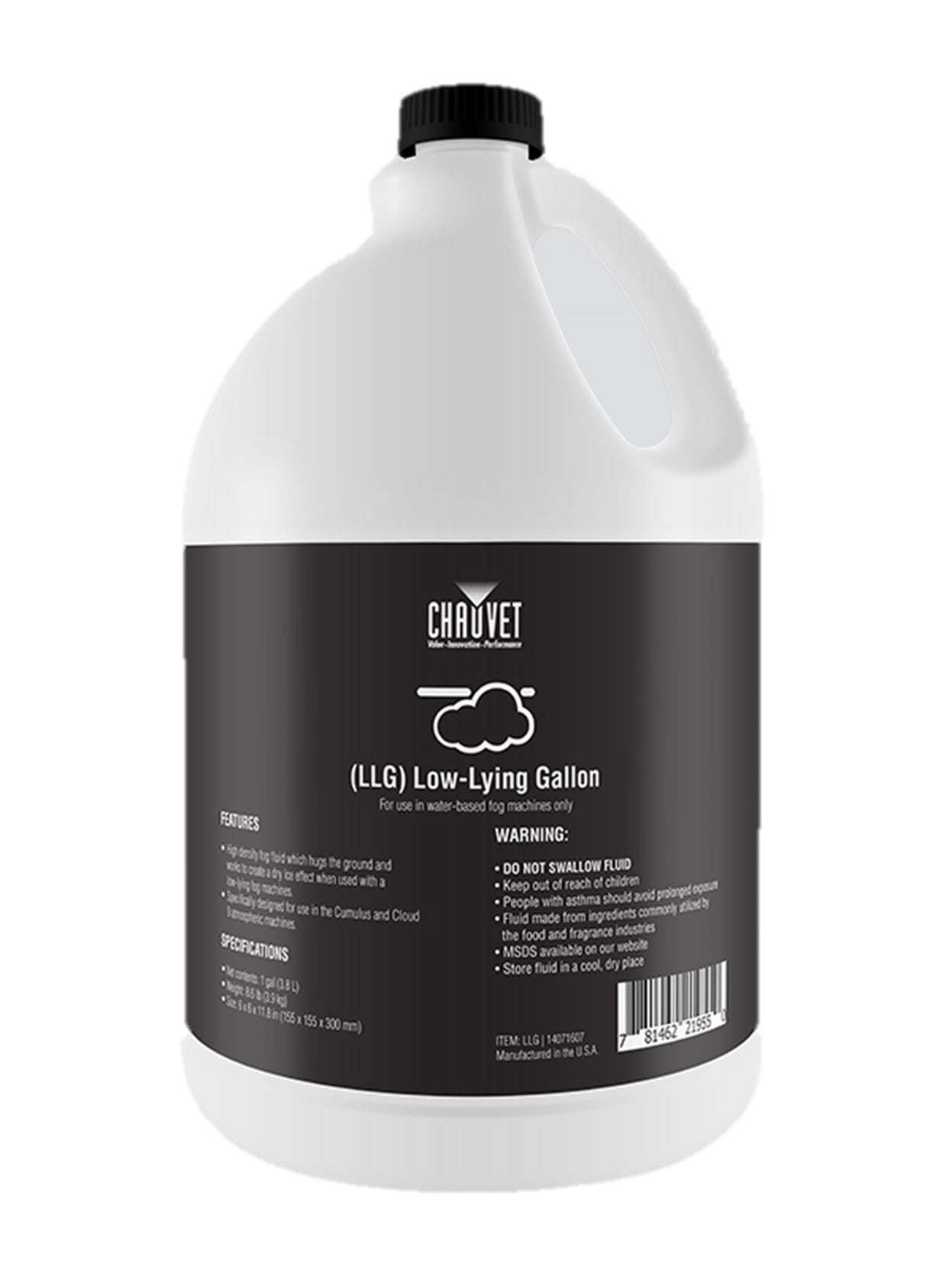 Chauvet DJ - LLG líquido pesado para máquinas de humo bajo 3.85lt