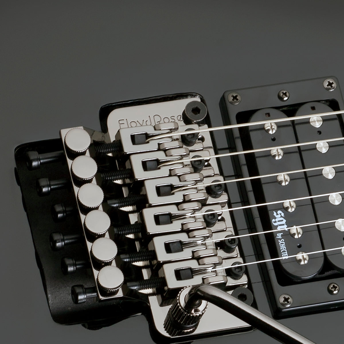 Guitarra eléctrica SGR Schecter C-1 FR (Negro Medianoche Satinado)