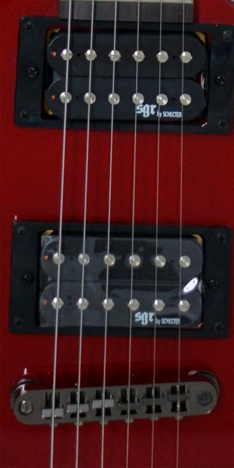 Guitarra eléctrica SGR Schecter C-1 (Rojo)
