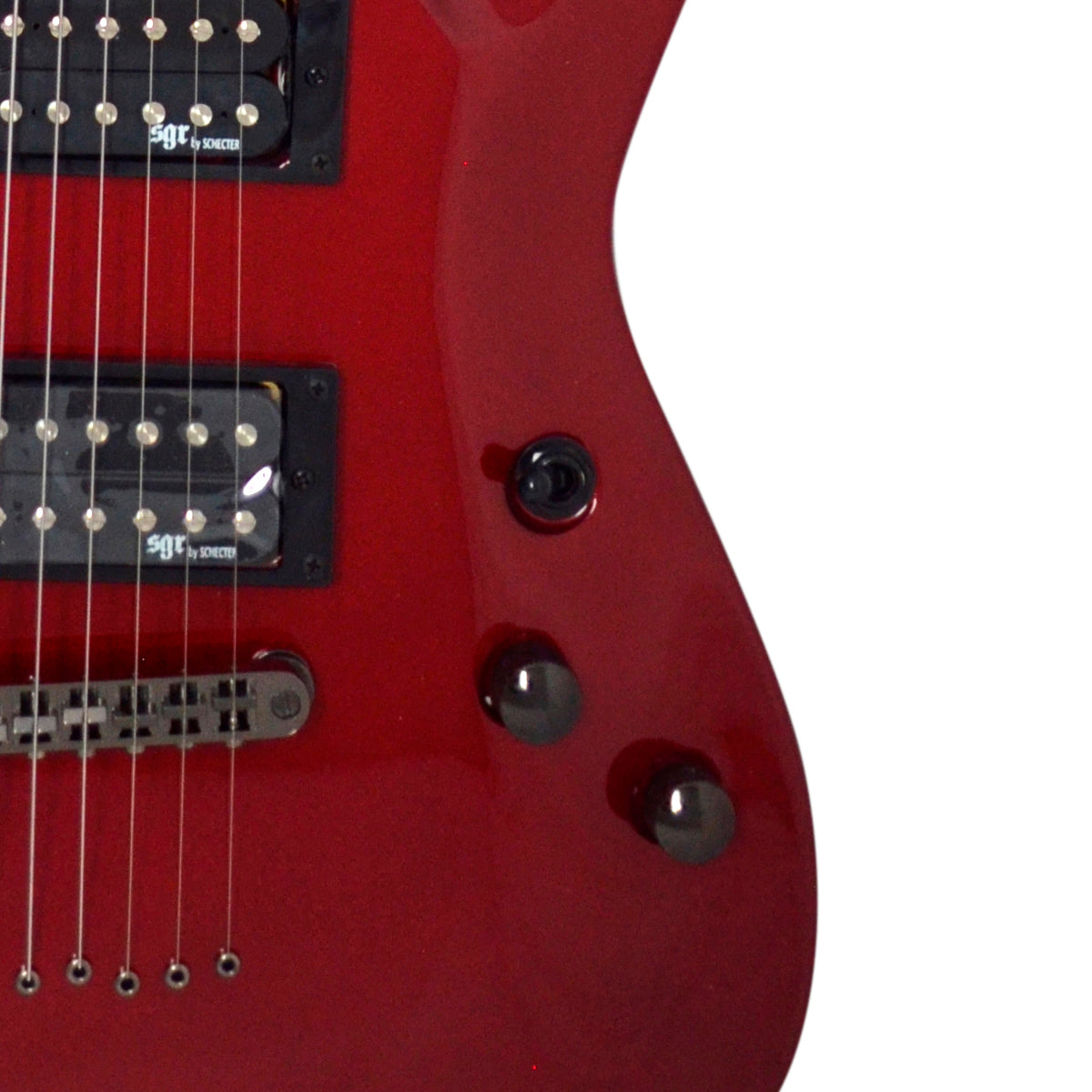 Guitarra eléctrica SGR Schecter C-1 (Rojo)