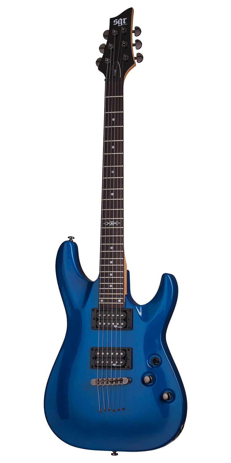 Guitarra eléctrica SGR Schecter C-1 (Azul)