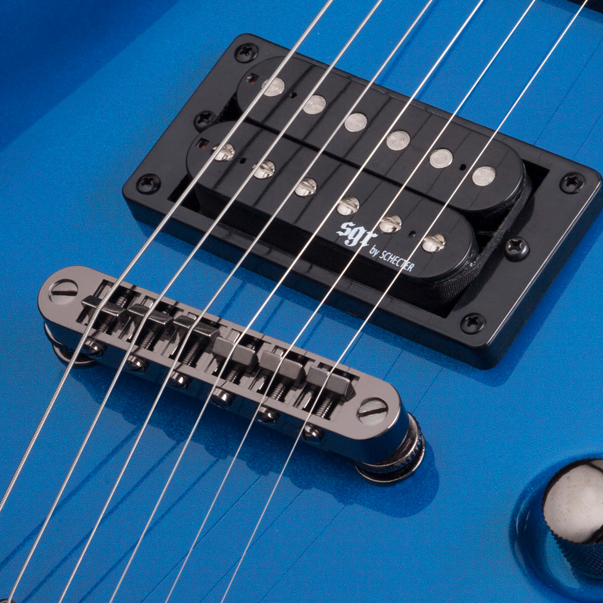 Guitarra eléctrica SGR Schecter C-1 (Azul)