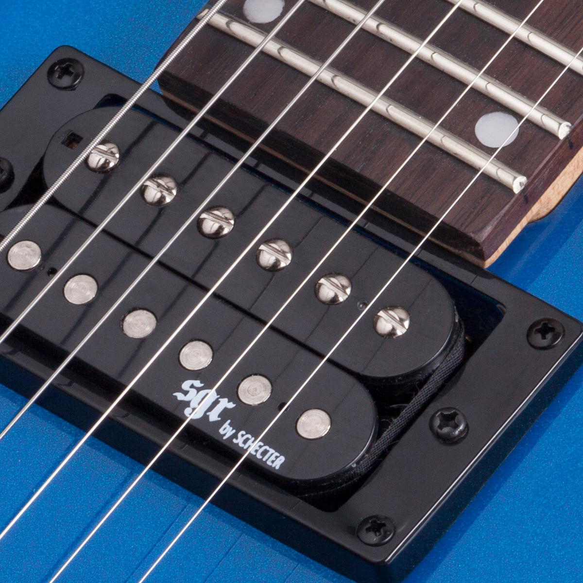 Guitarra eléctrica SGR Schecter C-1 (Azul)