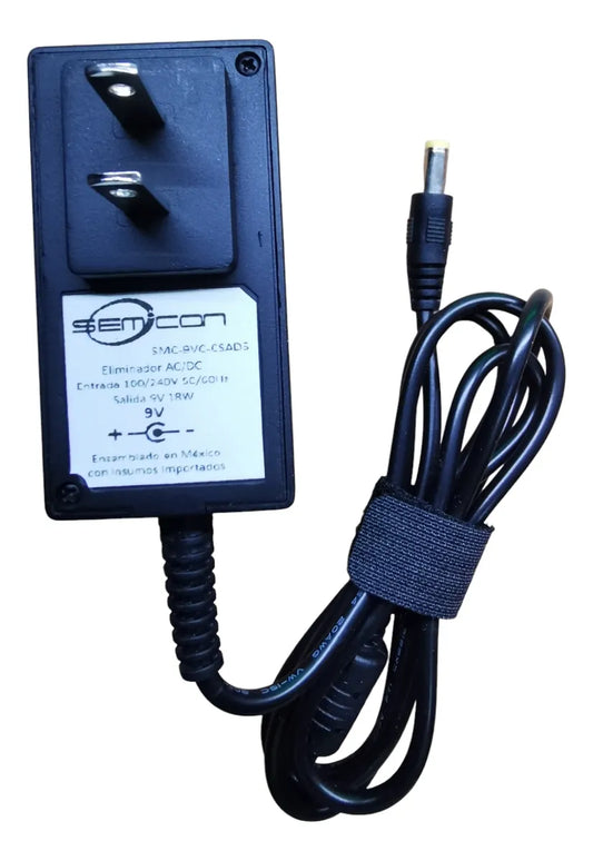 Eliminador Semicon Pro Cables 9v 850ma Tipo Ad-5 Ac-5 Teclados Casio