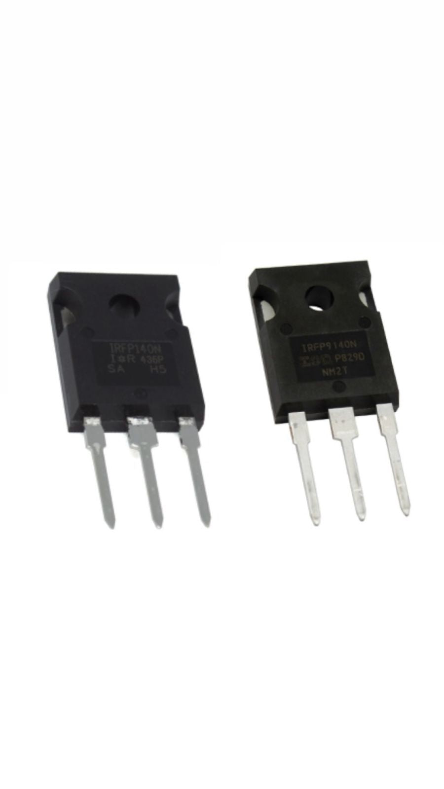 MOSFETS Infineon IRFP140+IRFP9140 Canal N Y Canal P