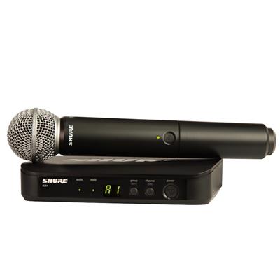 Shure BLX24/SM58 Sistema Inalámbrico con micrófono de mano, dinámico, cardioide SM58 - frecuencia J11