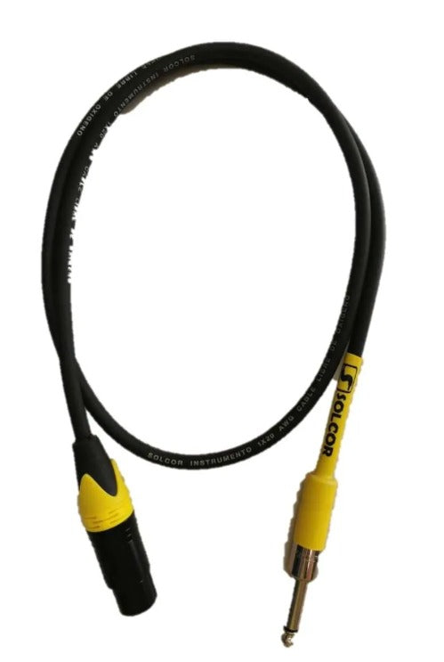 Cable Solcor Para Micrófono/señal Xlr-1/4 5226l1a 1mt