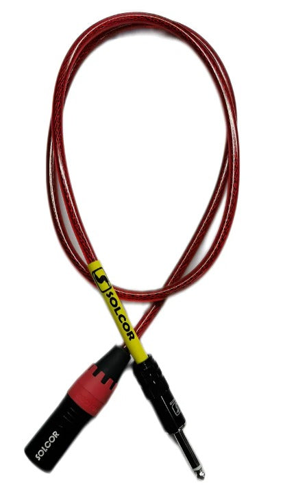 Cable Solcor Instrumento Medusa 5226l1m Xlr-1/4 1 Metro
