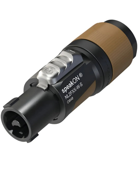 Conector Neutrik Speakon Para Cable De 2 Polos Nl2fxx-w-s