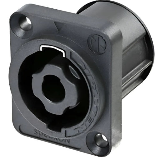 Jack Speakon Neutrik NL4MPXX 4 Polos Genuino Negro