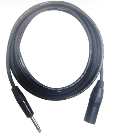Cable Prosound Italia + Trs Rean + Xlr Neutrik Nc3 6mts