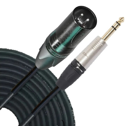 Cable Prosound Italia + Trs Die Hard + Xlr Neutrik Nc3 3mts