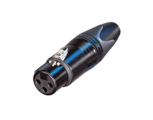 Conector Negro Xlr Neutrik Nc3fxx-bag