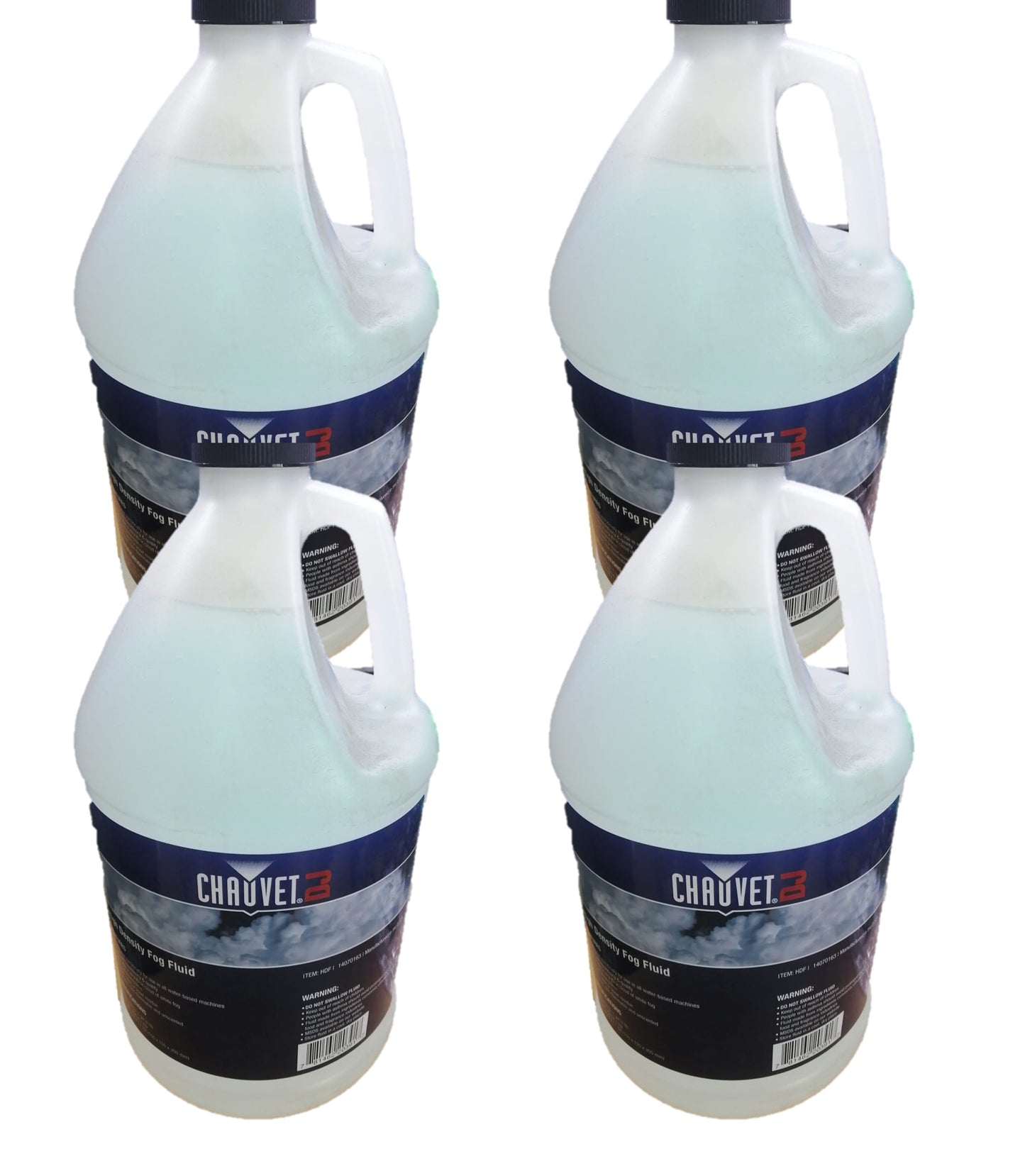 Chauvet DJ - caja con cuatro envases 1gal líquido de humo denso HDF