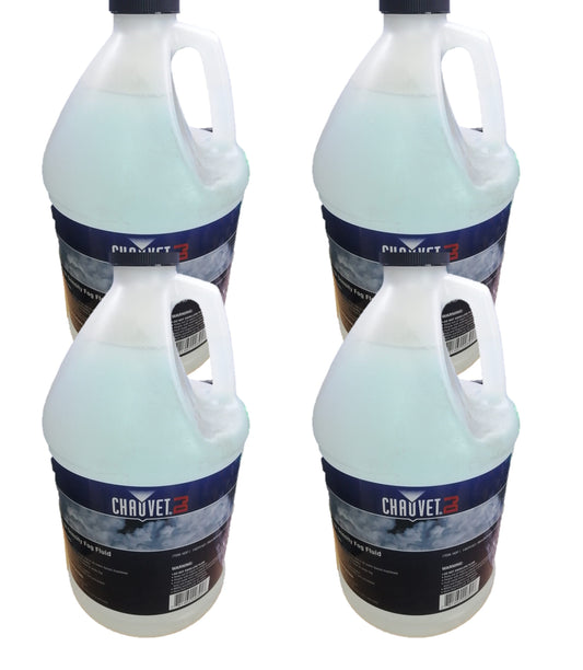 Chauvet DJ - caja con cuatro envases 1gal líquido de humo denso HDF