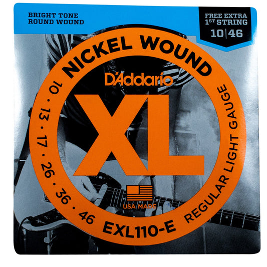 D'Addario - Encordado completo para guitarra eléctrica serie Nickelwound