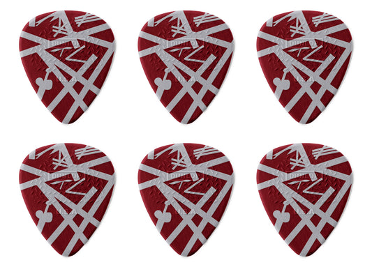 Set 6pz plumillas Dunlop EVH Shark Grip .6mm