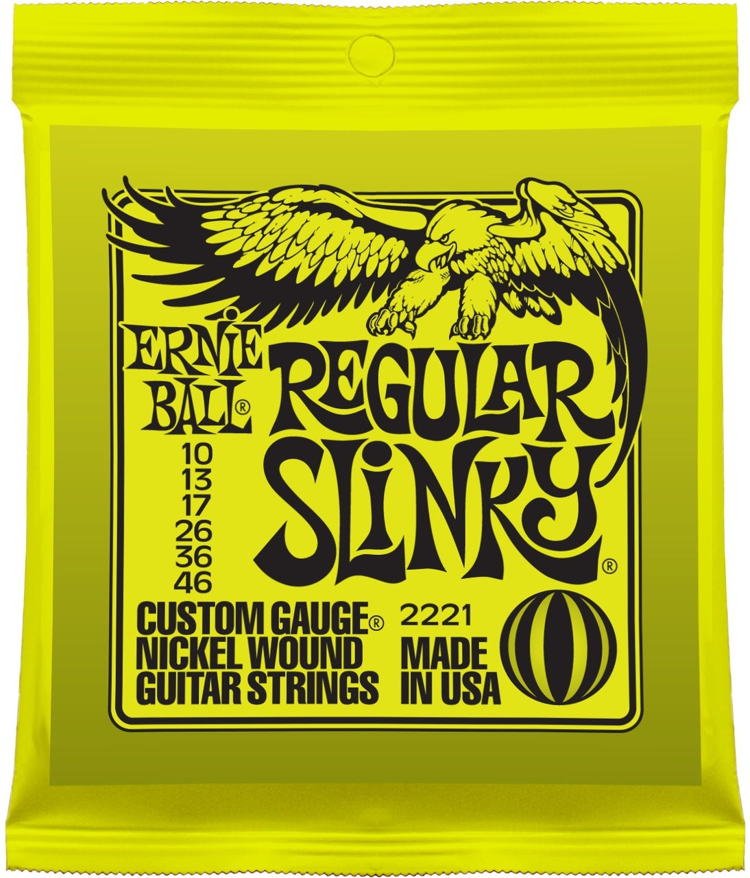 Cuerdas para guitarra electrica Ernie Ball 2221 Regular Slinky