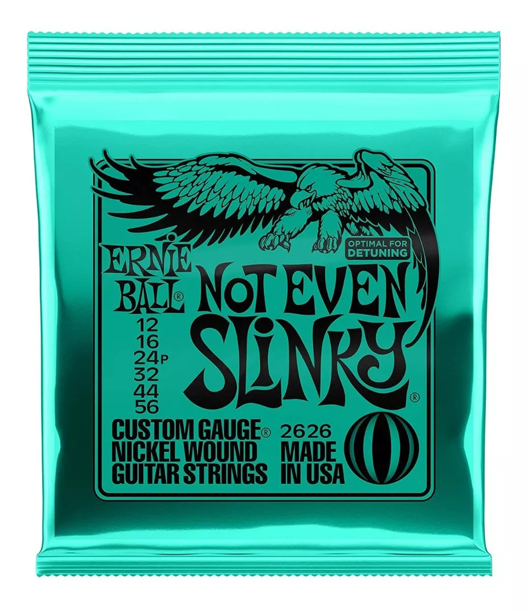 Cuerdas para guitarra electrica Ernie Ball 2626 Not Even Slinky 12-56