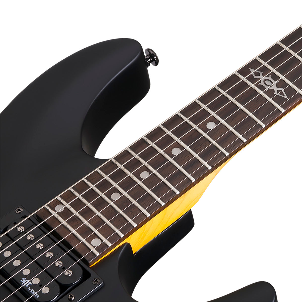 Guitarra eléctrica SGR Schecter C-1 FR (Negro)