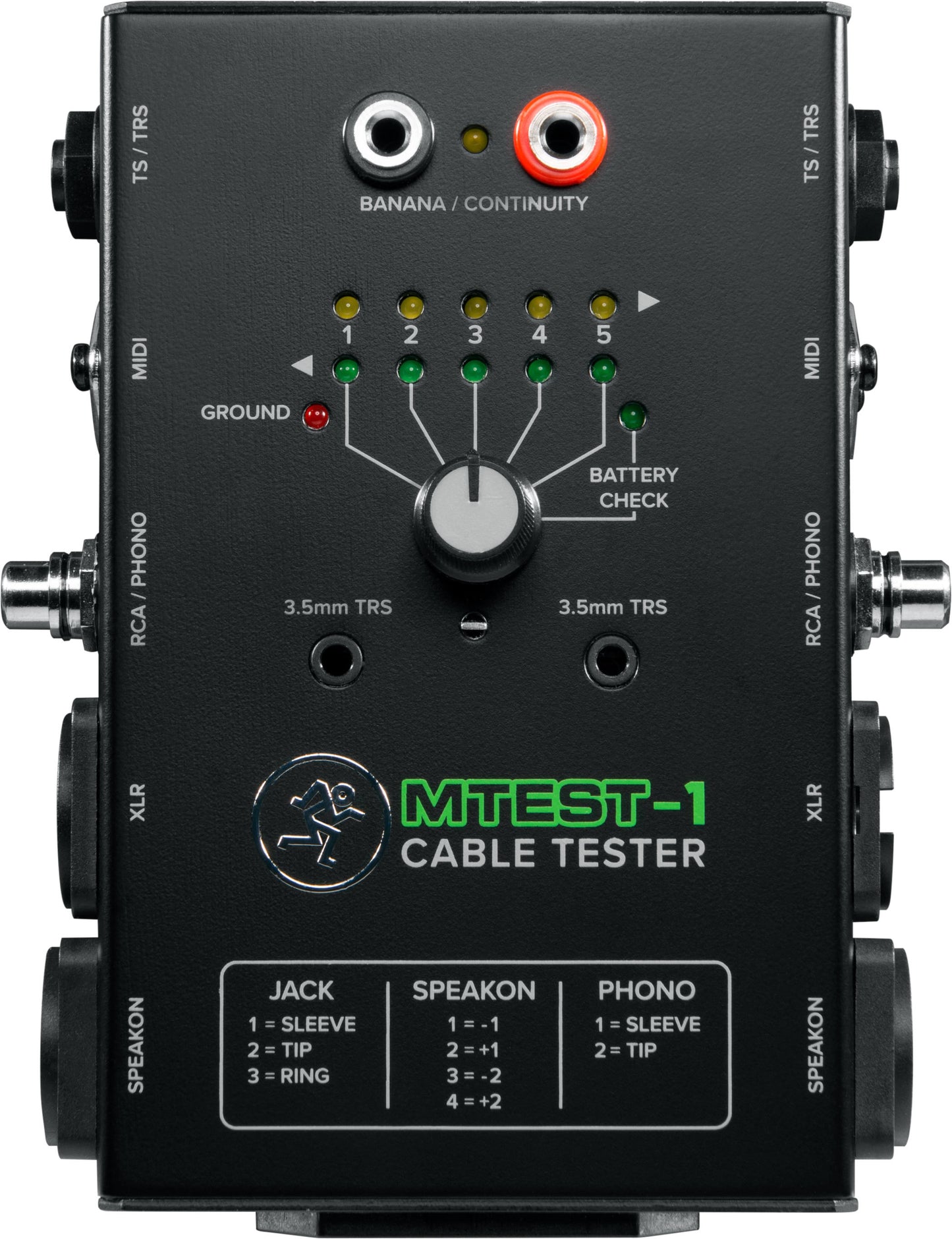 Probador electrónico de cables Mackie MTEST-1