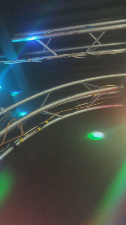 Steelpro Retroball-H luminaria LED móvil 8x10W con aros SMD