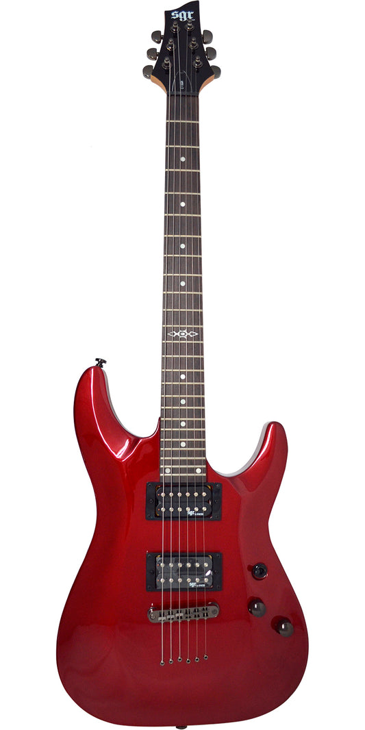 Guitarra eléctrica SGR Schecter C-1 (Rojo)