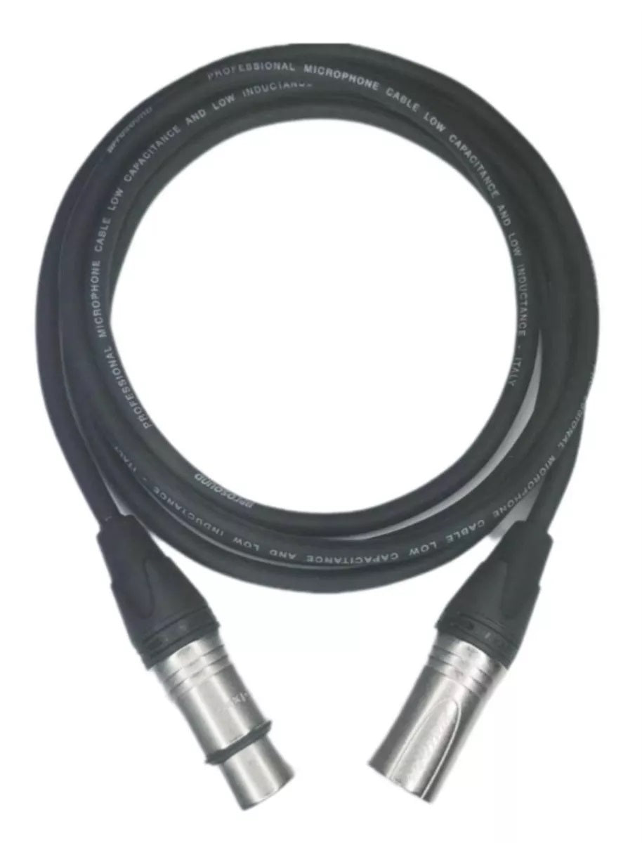 Semicon Pro Cables - Cable XLR a XLR Prosound Italia + Neutrik NC3 6 metros