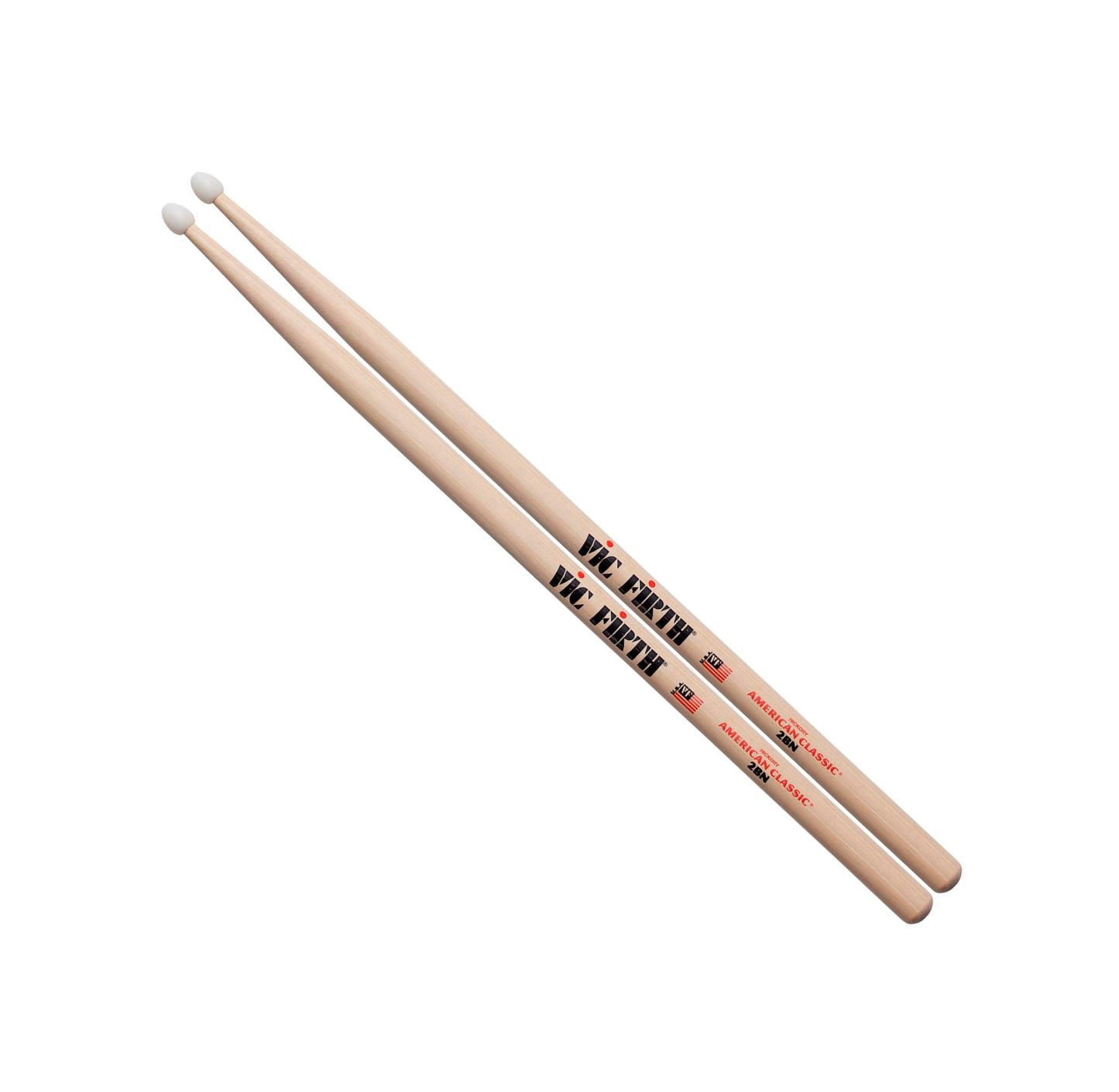 Baquetas Vic Firth American Classic nogal punta de nylon