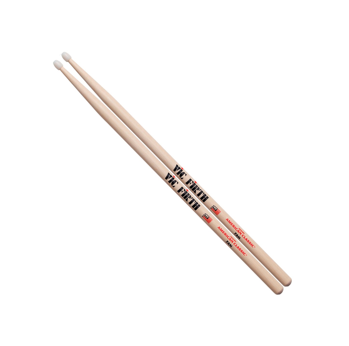 Baquetas Vic Firth American Classic nogal punta de nylon